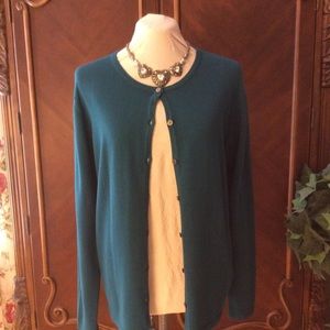 Liz Baker Cardigan 🎀 Size (XL) 🎀 Teal Color 🎀